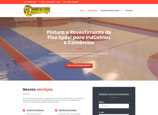 Imagem de Portfólio do cliente Dornelas Epoxi