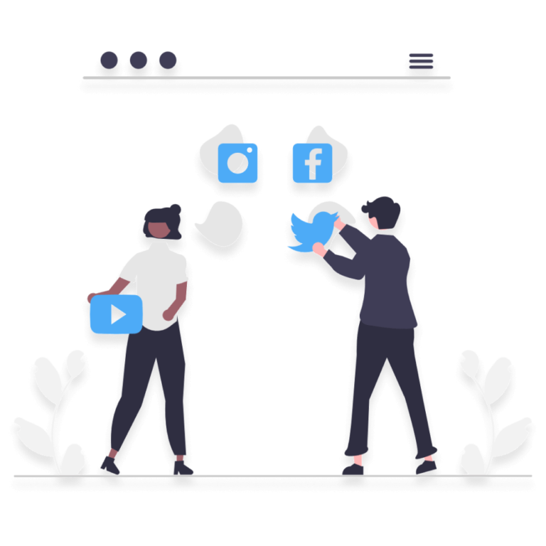 Imagem Integração com redes sociais